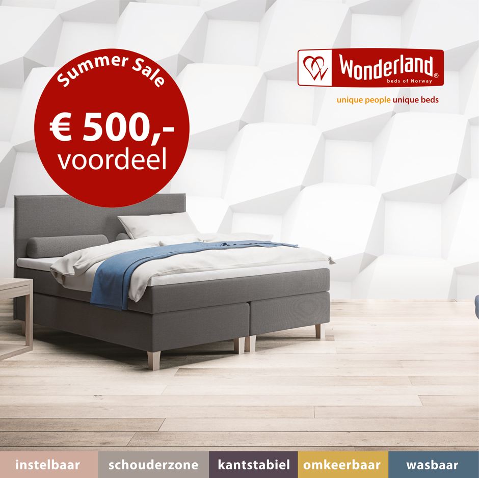 Solden Boxspring Actie Wonderland Elektrisch Solden Boxspring Actie Wonderland Elektrisch